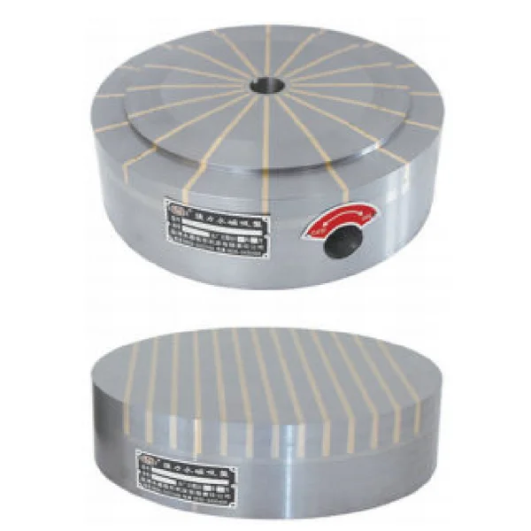 Powerful circular permanent magnetic chuck