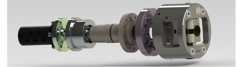 Hydraulic auto indexing chuck installation diagram