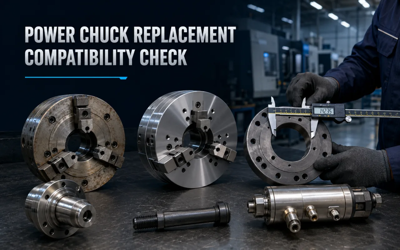 Power chuck replacement compatibility check