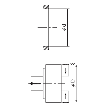 Soft jaw forming diagram for inside diameter gripping ring preparation